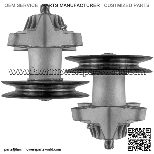 38" Deck Spindle w/ Pulley for White Outdoor LT-1700 13AV77TF090 13WV77TF090 - Image 4