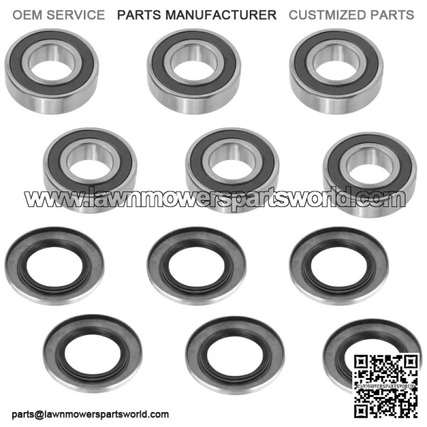 302585 10161 300441 Spindle Bearings w/ Hub Seals Repair kit for Dixie Chopper - Image 3
