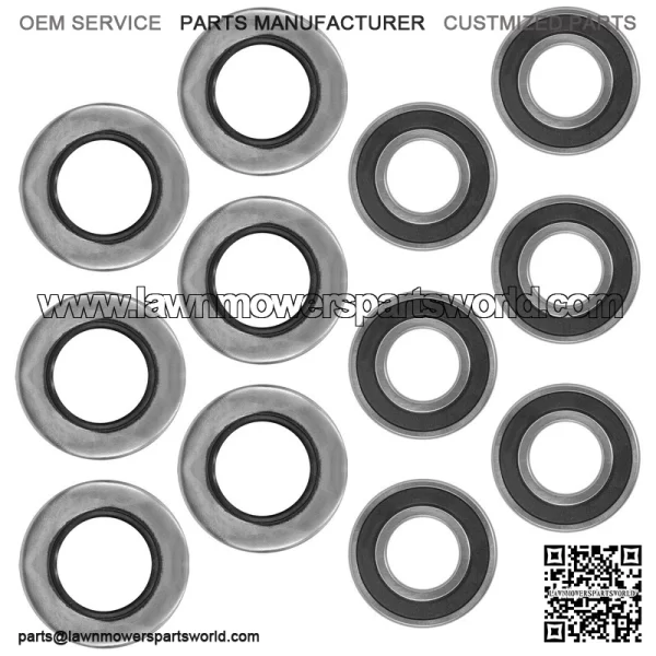 302585 10161 300441 Spindle Bearings w/ Hub Seals Repair kit for Dixie Chopper - Image 5