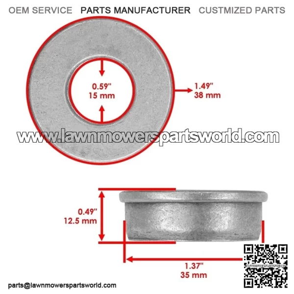 Wheel Bearing kit for Toro 30197 30518 30519 ProLine 1-513809 1-513810 1-513648 - Image 3