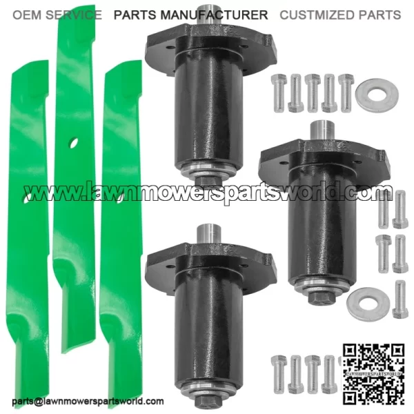 60" Deck Spindle & 20.5" Medium-Lift Blade Kit for Gravely ZT60 PM200 Pro-Master - Image 5
