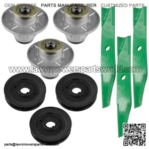40" Deck Spindle with Pulley & Blade For Gravely ZT1840 915076 51510000 03498400