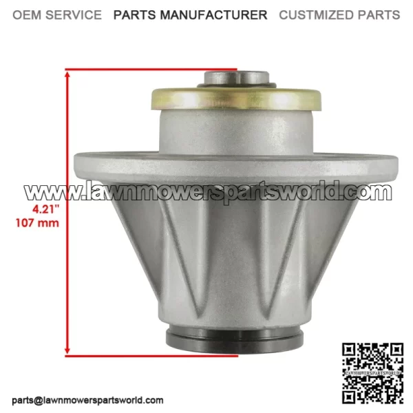 40" Deck Spindle with Pulley & Blade For Gravely ZT1840 915076 51510000 03498400 - Image 2