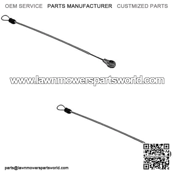 M159508SET Tailgate Cable (2 Pcs) Fits John Deere Fits Gator HPX615E HPX815E XUV 865E XUV 865M - Image 2