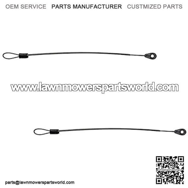 M159508SET Tailgate Cable (2 Pcs) Fits John Deere Fits Gator HPX615E HPX815E XUV 865E XUV 865M - Image 3
