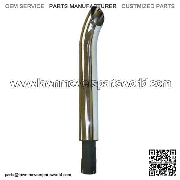 IHS241 Chrome Exhaust Stack with bend Fits International