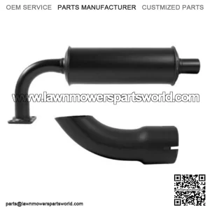 M802472 New Muffler with Extension Fits John Deere 850 950 1050 MFFLREXT