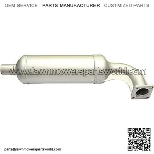 One New Aftermarket Replacement 22" Muffler Fits Several Yanmar Tractors