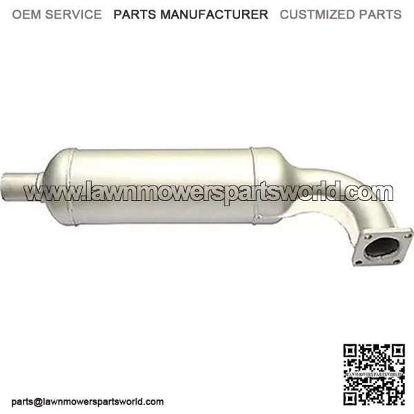One New Aftermarket Replacement 22" Muffler Fits Several Yanmar Tractors