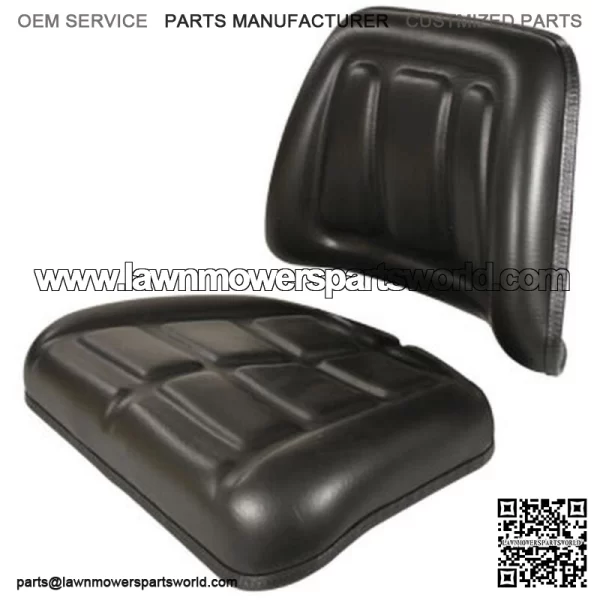 Tractor Seat Cushion Kit Backrest & Bottom Fits John Deere Fits Ford and More