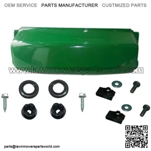 New Bumper Replaces AM128998 Fits John Deere LT133 LT155 LT166 LT150 LT160 LT170 LT180 LT190 W/Mounting Hardware & Hinge Bushing Kit