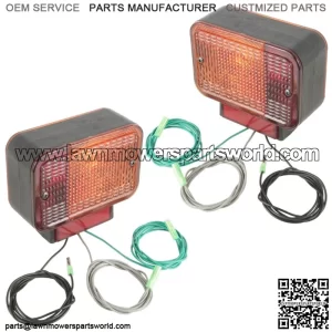 Left and Right Taillight Assembly fits John Deere 3032E 3038E Before - 610000