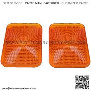 2PCS Amber Lens RE70020 Compatible for John Deere Tractors 210K 210LE 1023E 1026R 1600 2210 2320 3120 4100 4200 4500 4600 4700 5200 5400 5500