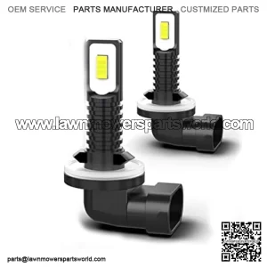 For John Deere 3520 cab tractor Bright White Max 50W 6000K High Power 881 LED Fog Light Bulbs 889 898 886 894 Bulbs and Play Pack of 2