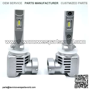 2 Ultra Bright LED headlight bulbs for Deere X595, X710, X730, X734 X738 Tractor (For: John Deere Gator HPX HPX815E)