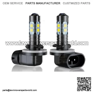 Compatible for Deere Gator X754 X758 XUV 550 560 590i JD AM144881 Headlights, 886/894/896/881 Light Bulbs, Plug N Play, 300% Brightness, 6000K White 12V 35W Light Bulbs, 2-Pack