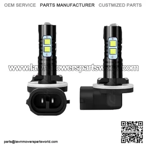 Compatible with John Deere Tractor Riding Mower Gator Bulbs R136239 AXE16948 AM118013, 881 889 862 886 894 896 898 Bulbs, 6000K White Super Bright, Plug and Play, Pack of 2