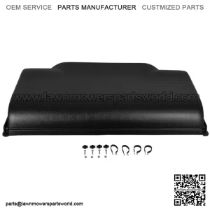 Hard Top Black Roof Plastic For John Deere Gator TE TS TX 2x4 2005-2020 (For: More than one vehicle)