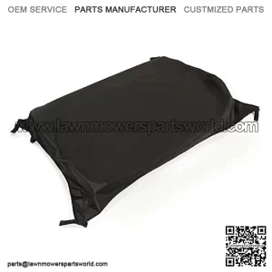 Black Soft Roof Compatible with John Deere HPX & XUV Gator with OPS (Rollbar) System roof panel Replacement for LP93127