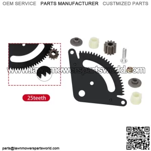 25 Teeth Steering Sector Gear Kit For John Deere L105/L120/L111/L130 GX20052BLE