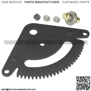 for John Deere L118 L120 L130 Selective Sector Gear Pinion Gear w/Bushings