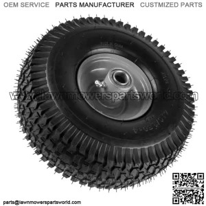 Front 4" Rim & Tire for Snapper Rear Engine Riding Mower 7050618 4.1/3.6-4"