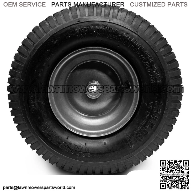 2PK 13x5.00-6 Turf Tires & Rim Assembly Fits Lawn & Garden Tractors Golf Carts - Image 2