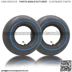 2 x Heavy Duty 4.10-4 11X4.00-4 3.50-4 Tire Inner Tube TR87 Bent Valve Stem