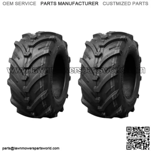 Set of 2, Deli 18x8.50-8 Lawn Mower Tires 8 Ply Heavy Duty Garden Tractor Lug