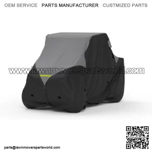 Weatherproof UTV Cover Compatible with 2019 John Deere Gator Xuv835m with HVAC - Outdoor & Indoor - Water, Snow, Sun - Built-in Securing Straps - Includes Free Storage Bag