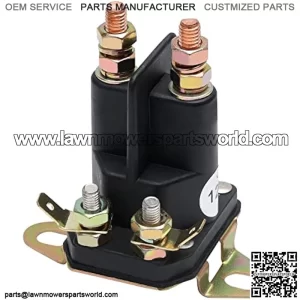 4 Pole Starter Solenoid Relay Switch 145673 Compatible with Briggs Stratton 192507 532192507 Engine MTD Sears and Craftsman LT1000,Poulan Husqvarna Replaces 28-4210,110167,47-1910,532146154