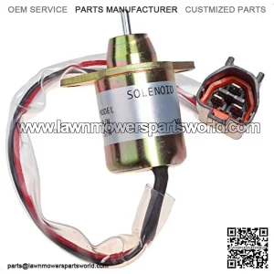 Fuel Shut Off Solenoid M810324 Compatible with John Deere 4200 4500 4210 4310 4410 4510 4610 4710 4105 4300 4400 4600 4700 3120 3320 3520 3720 3203 3032E 3036E 3038E 2025G 2027G 2032G 2036G