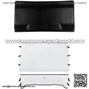 Front Windshield & Roof Canopy Compatible with 2005-2020 John Deere Gator TS/TX/TE Scratch Resistant