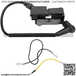 Chainsaw Ignition Coil, ABS High Voltage Package Replacement, Ignition Coil Module Assembly for Husqvarna 340 345 346 350 351 353 357 359 362 365 371 372, Module