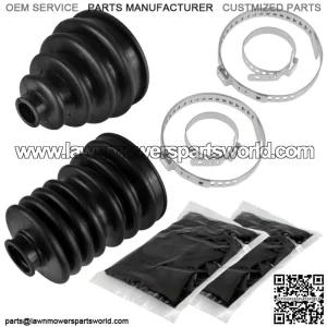 Fits John Deere XUV855D Diesel Gas Rear Axle Inboard Outboard CV Joint Boot Kit