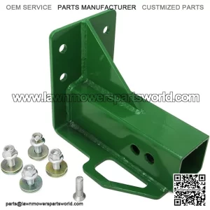 Rear Trailer Hitch Receiver Fit for John Deere Gator 4x2 6x4 Old Style W/Bolts Green