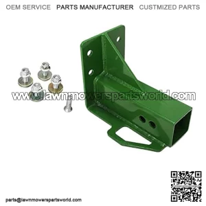 Lawn Mower Garden Tractor Trailer Hitch Receiver Rear Attachment Green Compatible with John Deere Deer Gator 4x2 6x4