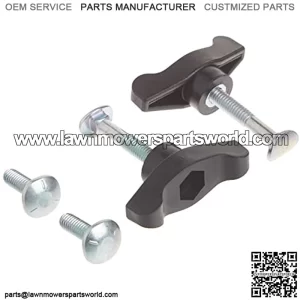 Universal T-Handle Bolts, 4 Bolts and 2 Handles, 491588S Flat Air Filter Cartridge, 60-522 Control Cables, Black,Spindle Assembly Fits for //Ariens, Mandrel assembly  42" 46" 48" 54 Mower Deck Spindle