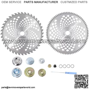 Brush Cutter Blade for Stihl  Weedeater and More Cutter, Trimmer, Weed Eater, 10" x 40T & 80T, Chainsaw Teeth Saw Blade, 10" Circular Brush Blade??Carbon Steel