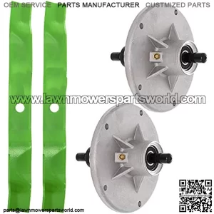 2 Deck Spindle Blade Kit Combo 40 42 inch for Murray Scotts Lawn Mower 95103E701MA 1001200MA