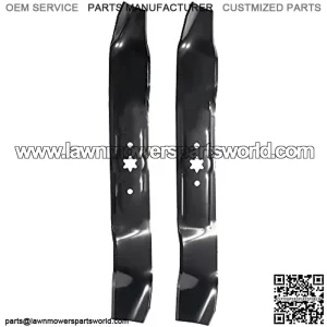 561532B 2-Blade Mulching Set for 42-Inch Cut MTD/Cub Cadet/Troy-Bilt Replaces 742-04126, 742-0616, 742-0616A and Many Others, Black