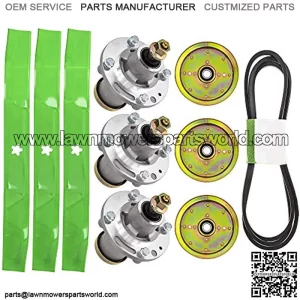 Deck Rebuild Kit for 61 inch MZ6128 FD61M Blade Spindle Belt Idler