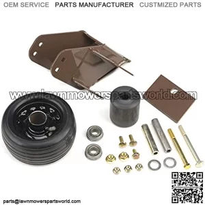 Mower Roller Kit, LHC of Deck, Enhances Trimability Around Trees and Along Fences, Markers and Foundations, Genuine Accessory Parts, OEM 503637