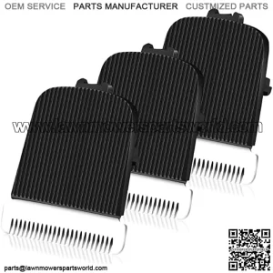 Set of 3 Replacement Blades for Manscaped The Lawn Mower Electric Groin Hair Trimmer Blade, Hygienic Snap-In Replacement Clipper Blades Fit All of Manscaped Lawn Mower 4.0 3.0 2.0
