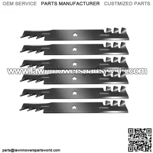 6 PK. Blades Fits Husqvarna MZ 52 For 52" 521981501,539112079,(K37)