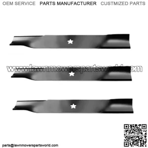 (3 PK) 539-113425 Hi Lift Blades Fits Husqvarna 16-1/4In. X 5 Point Star (12123)