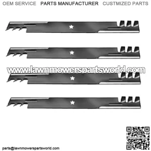 4 Mulching Mower Blades Fits Husqvarna RZ4623 46" 403107 33266 532405380 PP21011