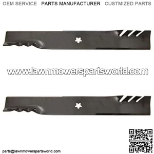 Two Blades Fits Husqvarna LTH 125 130 140 YT1942 YTH150 1542 1842 2042 2242 Mowe