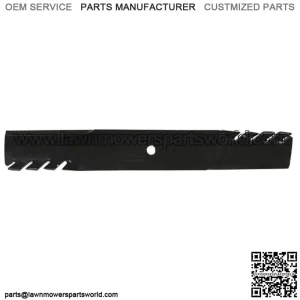 596-347 One (1) New Toothed Mower Blade Fits Husqvarna 61" Deck