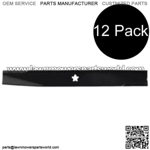 (12) Mower Blades Mulching Replaces Poulan  531307223 42" Deck